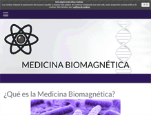 Tablet Screenshot of medicinabiomagnetica.com